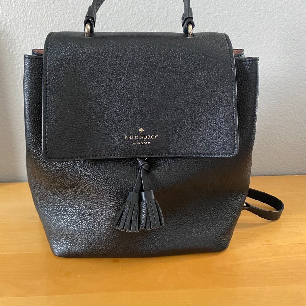 Kate Spade Mini Black Backpack